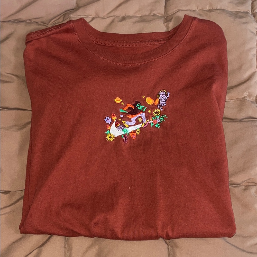 Nike Rust Red Graphic Tee